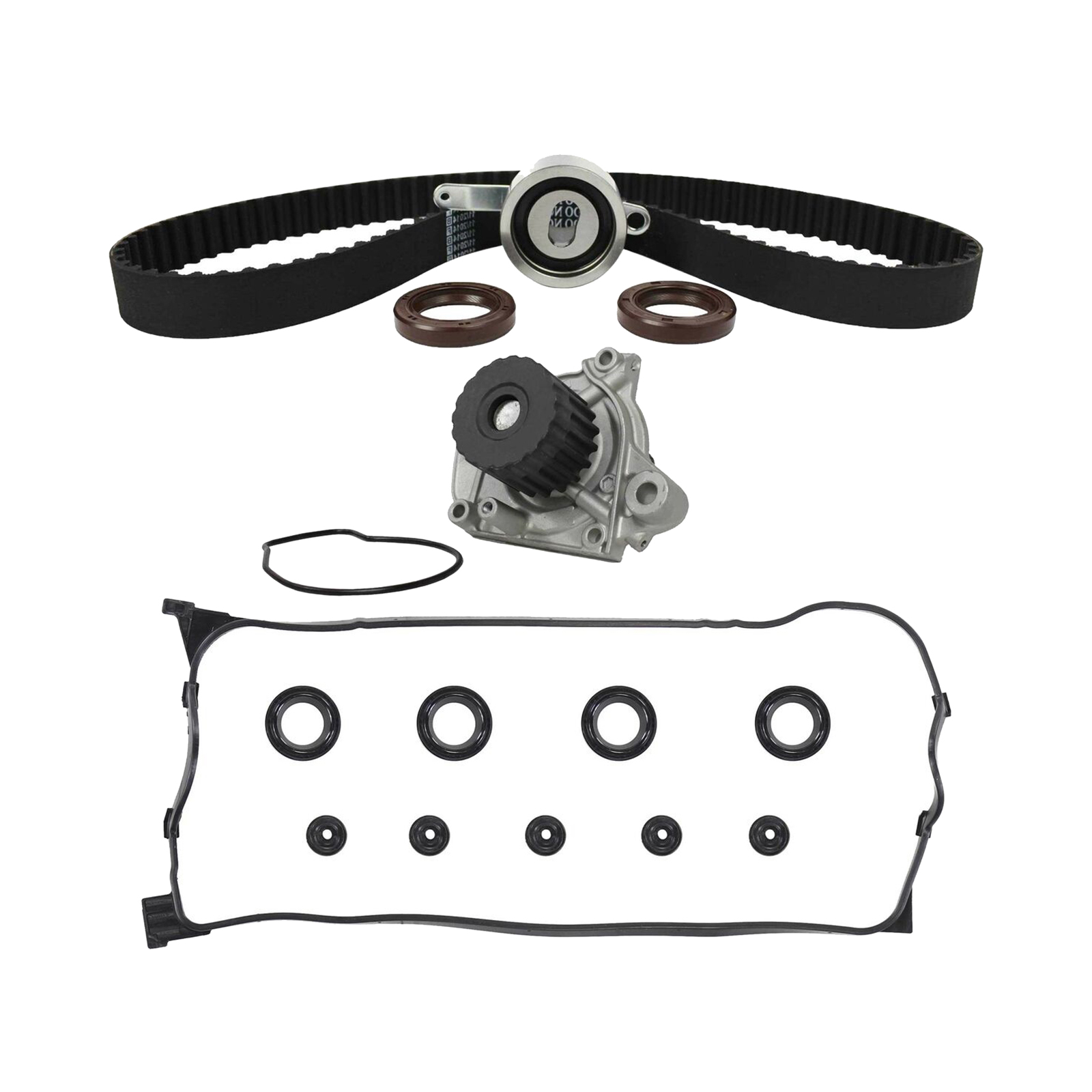 New Timing Belt Water Pump Valve Cover Kit Fit for Honda Civic Del Sol 1.6L SOHC 1996-2000 Easy to Install