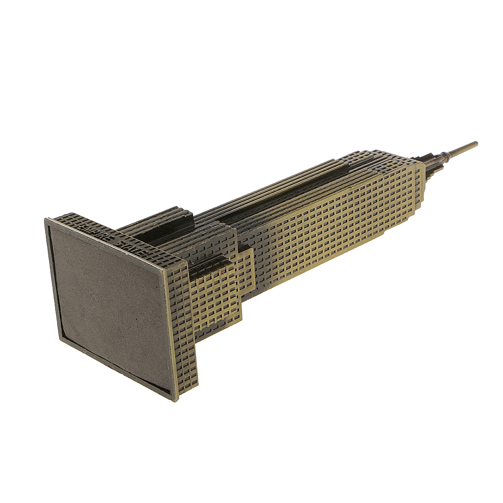 Hot 28cm China Canton Tower Figurine Model Crafts Guangzhou Tower Statue Shelf Decoration Collect Famous Landmark Architecture