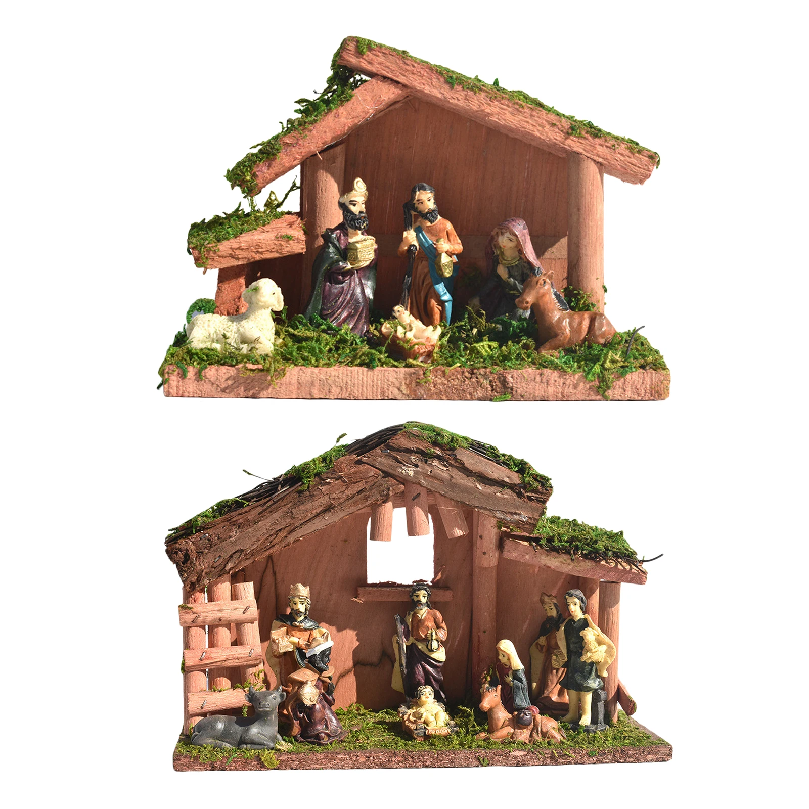 Holy Fairy Nativity Figurines Cute Christmas Decorative Garden Desktop Home Offce Living Room Bedroom Decor