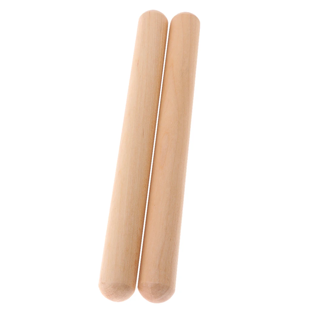 Rhythm Sticks Wooden Drum Sticks, Classic Claves Percussion Instrument, Kid Children Musical Toy Rhythm Learning