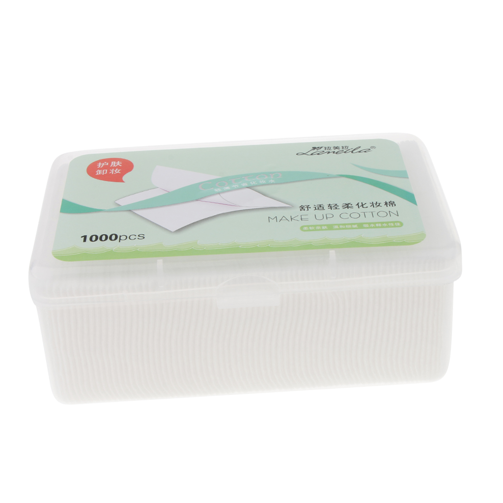 100 Sheets of Cotton Wool Pads Absorbent Make-up Removal Pads-cotton