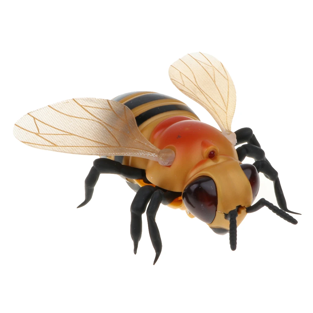 Remote Control Bee Infrared RC Insect Animal Scary Prank Tricks Gag Toy Gift 