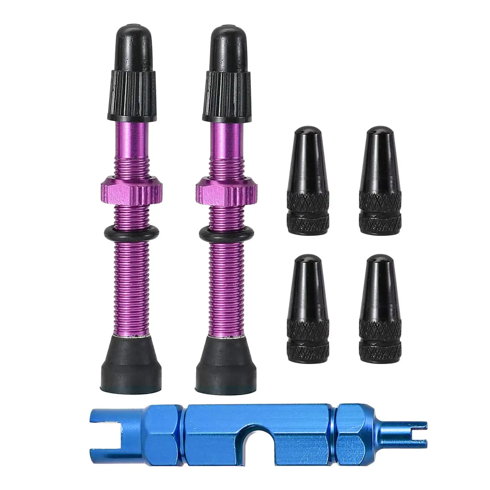 Aluminum Alloy Bike Valve Core with Removal Tool Tool MTB Mountain Road Bicycle Accessories