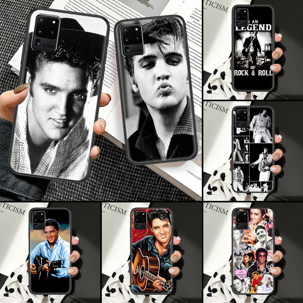 Суперзвезда Elvis Presley чехол для телефона Samsung Galaxy Note 4 8 9 10 20  S8 S9 S10 S10E S20 Plus UITRA Ультрачерный чехол из ТПУ 3D | AliExpress