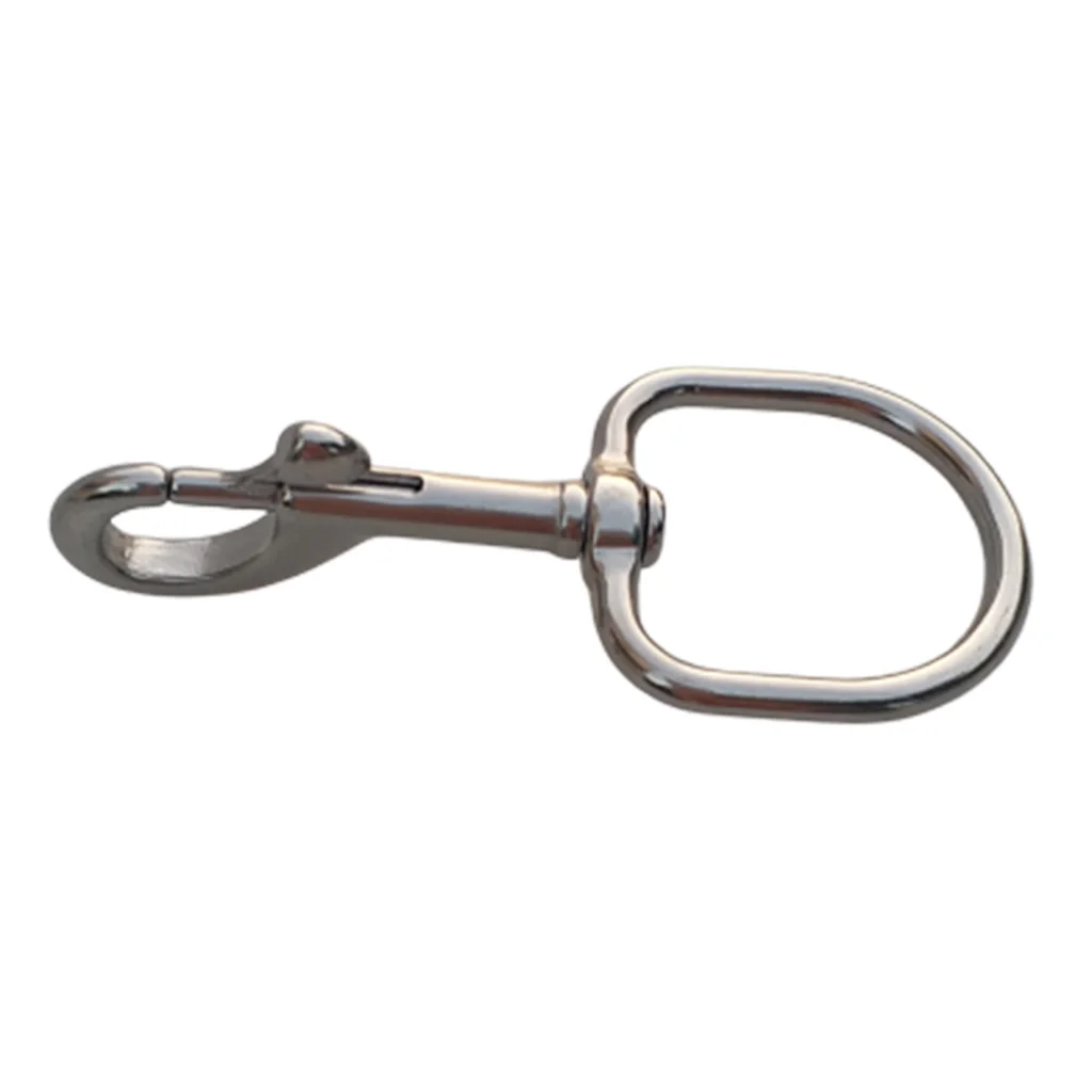 Details about   2x Scuba Diving Stainless Steel Swivel Eye Bolt Snap Hook Clip Marine Boat 