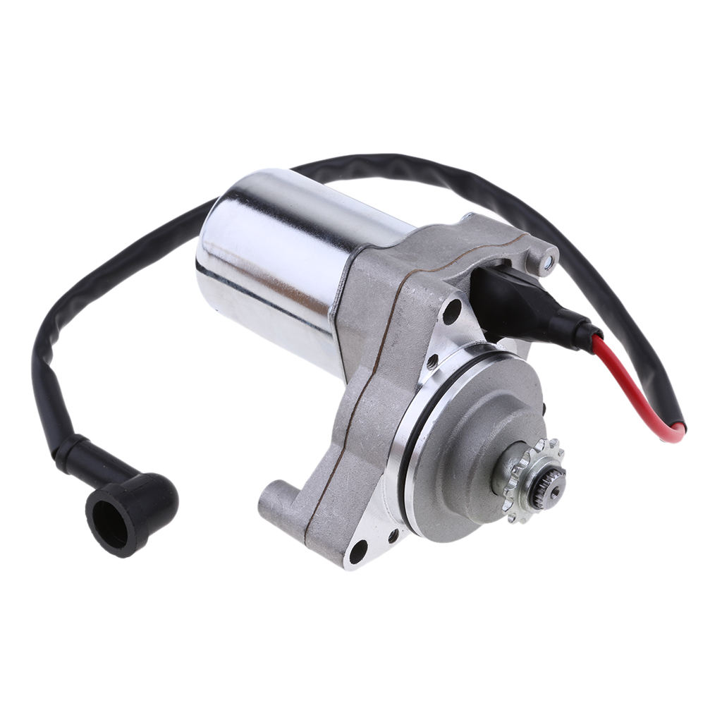 dolity Starter Solenoid Relay Motor with 460mm Cables for 90cc 110cc 125cc Motorcycle Dirt Bike ATV