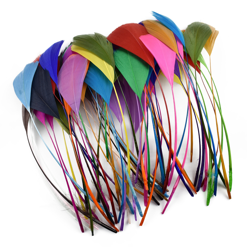 20 teile/los Bunte Gänsefedern Dekoration 12-18 cm Mint Gänse Gänsefedern Handwerk Traumfänger Handwerk Zubehör Plumes – Detail 3
