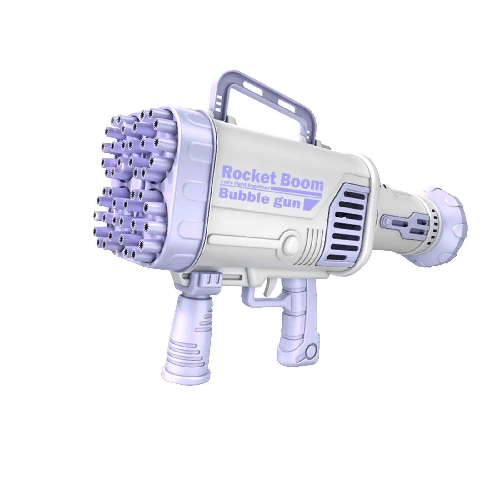80 hole Automatic Rocket Launcher Shape Bubble Gun Maker Gun For Kids Toys Gift 