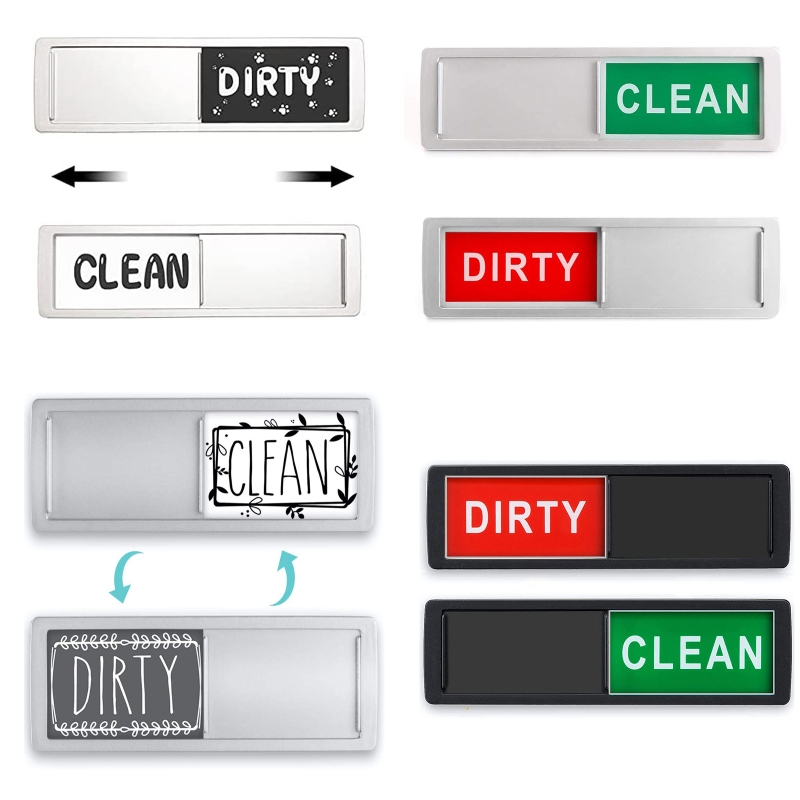 Panneau Magnétique Clean Dirty Pour Lave-Vaisselle - Indicateur Pratique Anti-Rayures