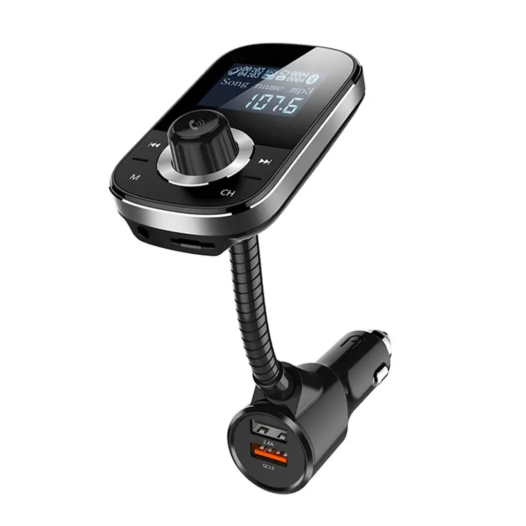Wireless Bluetooth 4.2 FM Transmitter Car Music Player Car Dual USB Charger