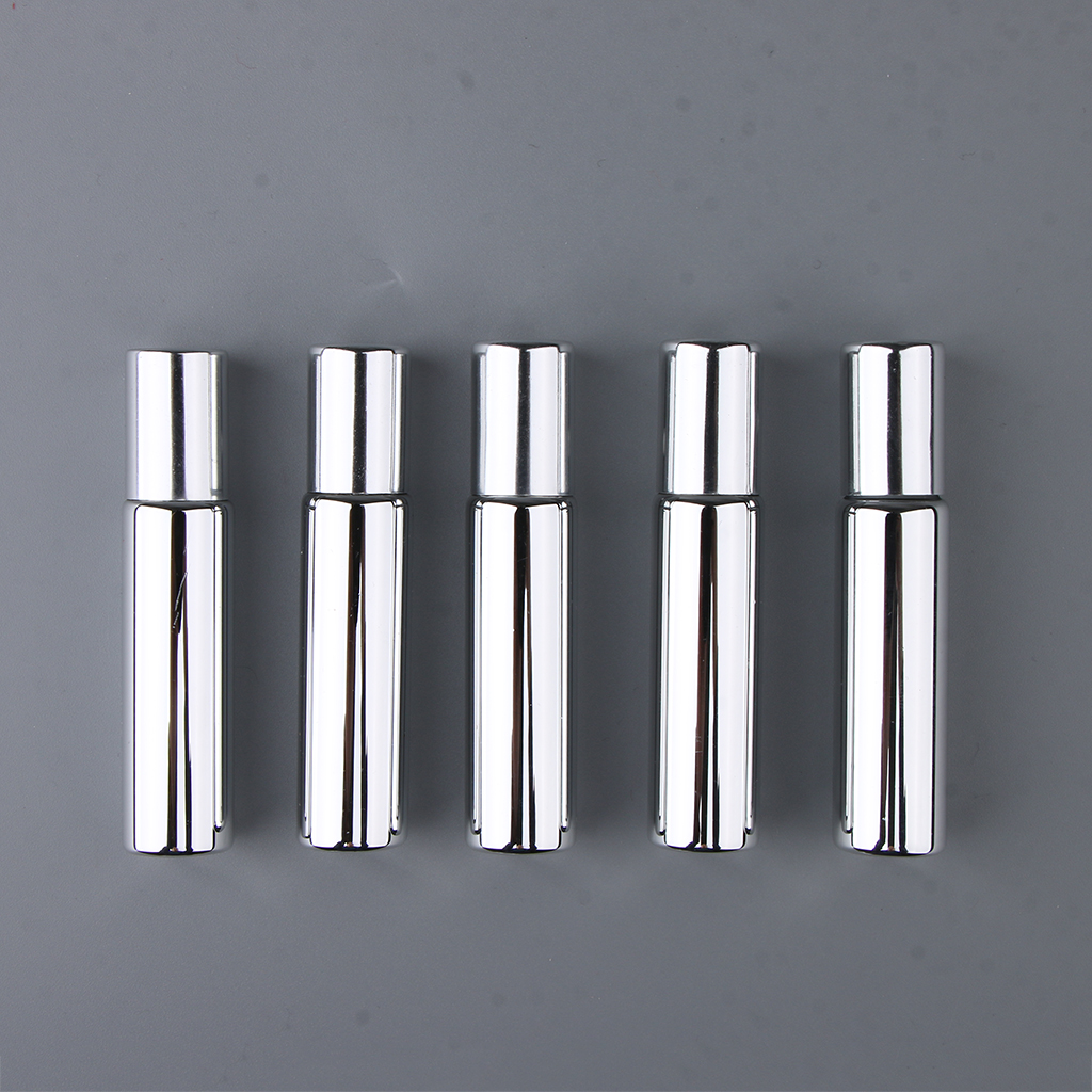 New 10mL Roll On Glass Bottles Aromatherapy Essential Oils Roller Ball Vials