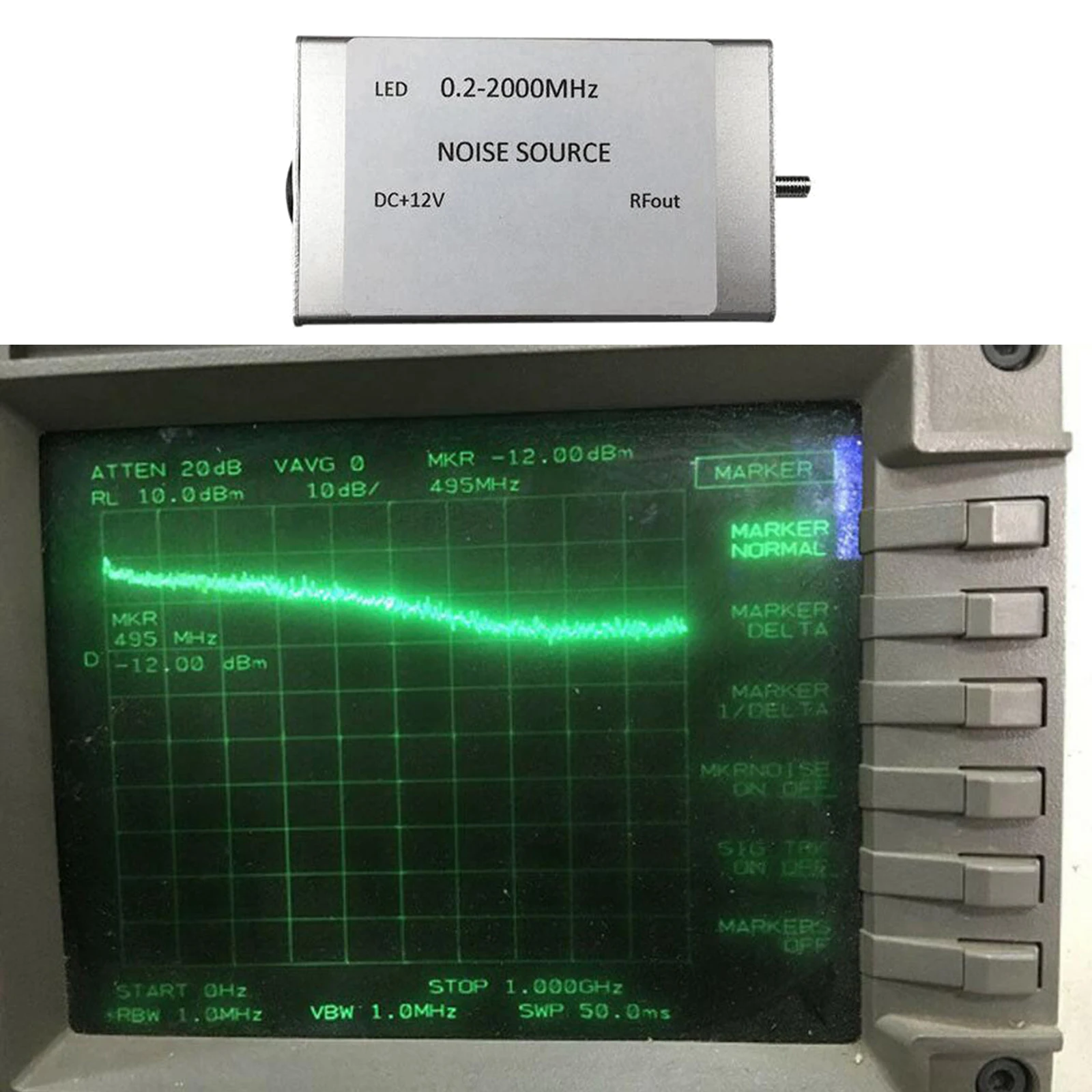 Noise Signal Generator Source Simple Spectrum Tracking Source 0.2-2000M