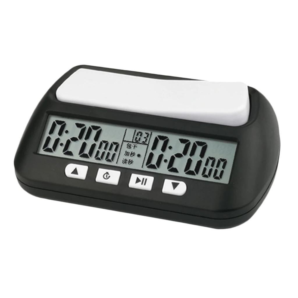 YS 902 Chess Music Box Count Up Down Timer For Chess Accessories Black