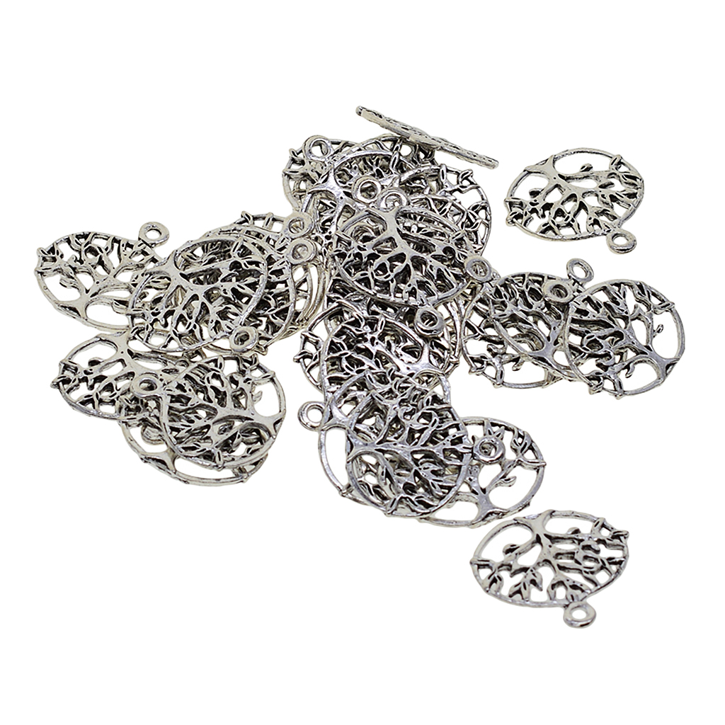 30 Pieces Charms   24x25mm Antique Making Pendants Fit,Vintage Tibetan ,DIY Bracelet Necklace Choker Card Crafts