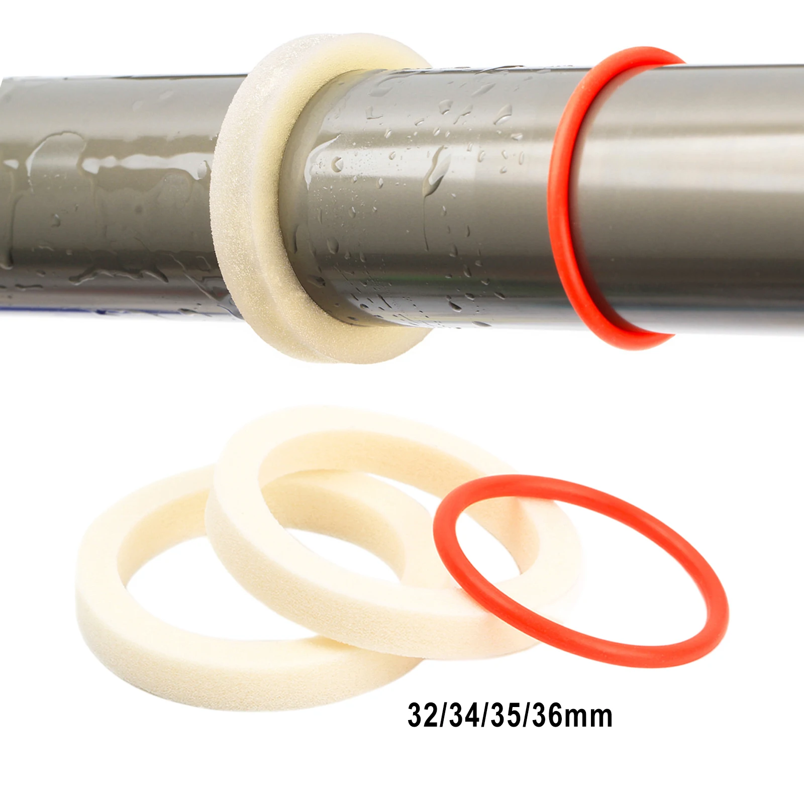 Bike Front Fork Suspension Sponge Ring Kit Oil Sealed Foam Maintenance Tool