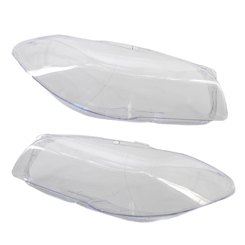 Headlight Lens Cover Replacement Clear Shell Lampshade Headlamp Lens Fit for for BMW F10 F18 2010-2013