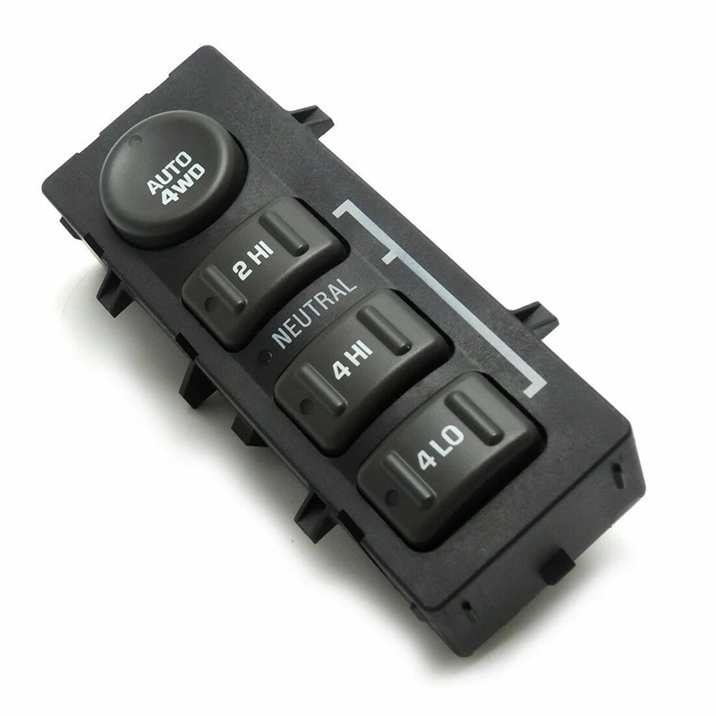 4WD Wheel Drive Switch 4x4 Transfer Case Selector Dash Switch 15709327 901-062 for Chevy GMC Sierra Silverado Yukon-1 Year Warranty 