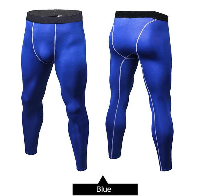 Mens Gym Leggings Running Compression Pants Basketball 3XL Tights for Men  Sports Workout Black Leggings Training Exercise Pants