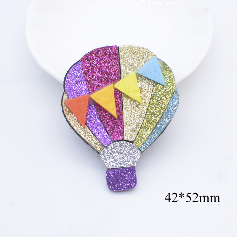 12 Stücke Kawaii Meteor Regenbogen Kuchen Eis Heißluftballon Wolke Applikation für DIY Baby Hut Kopfbedeckung Haarspangen Bogen Dekor Patches – Detail 6