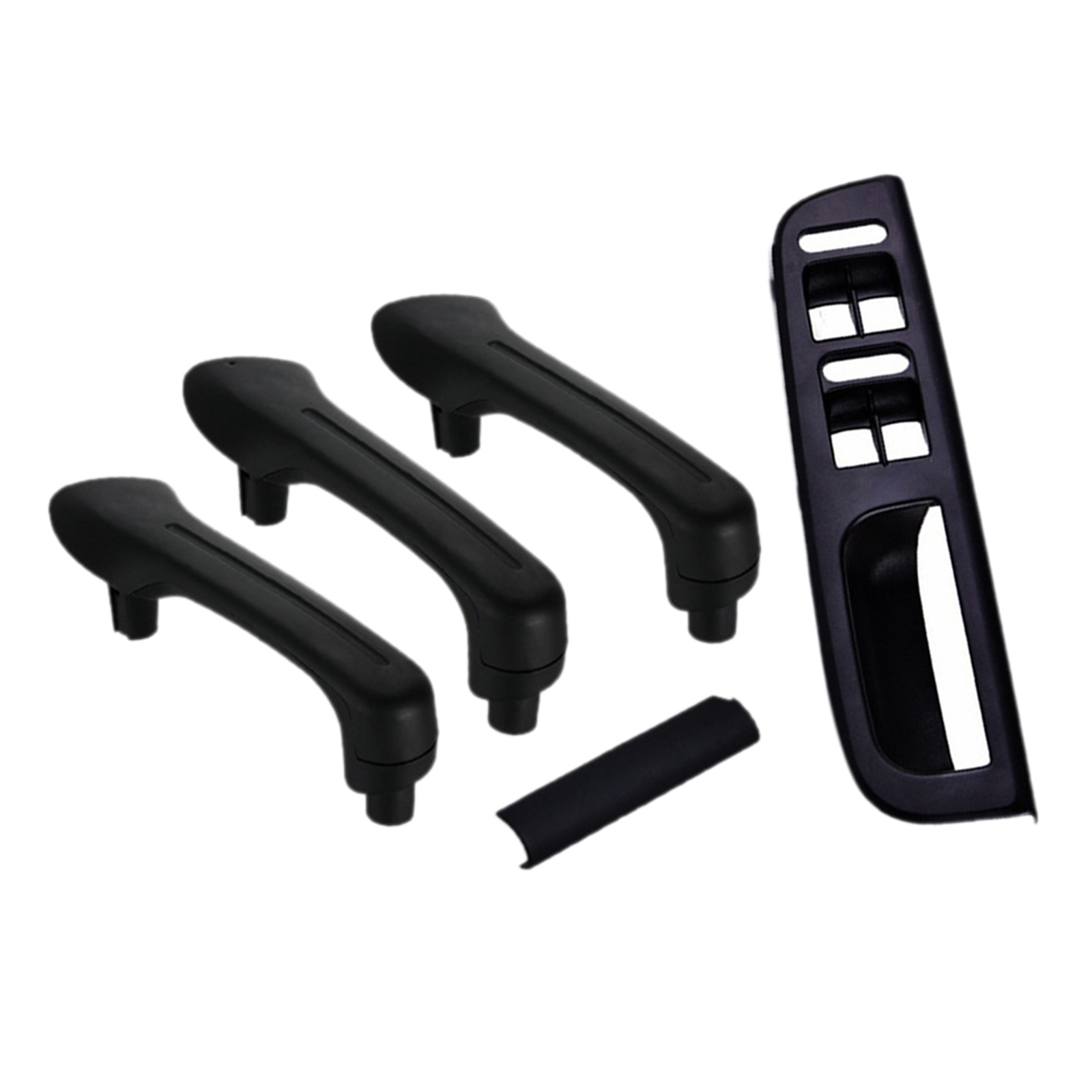 Door Grab Handles w/Window Switch Bezel Panel for JE TTA GOLF MK4 1999-2004