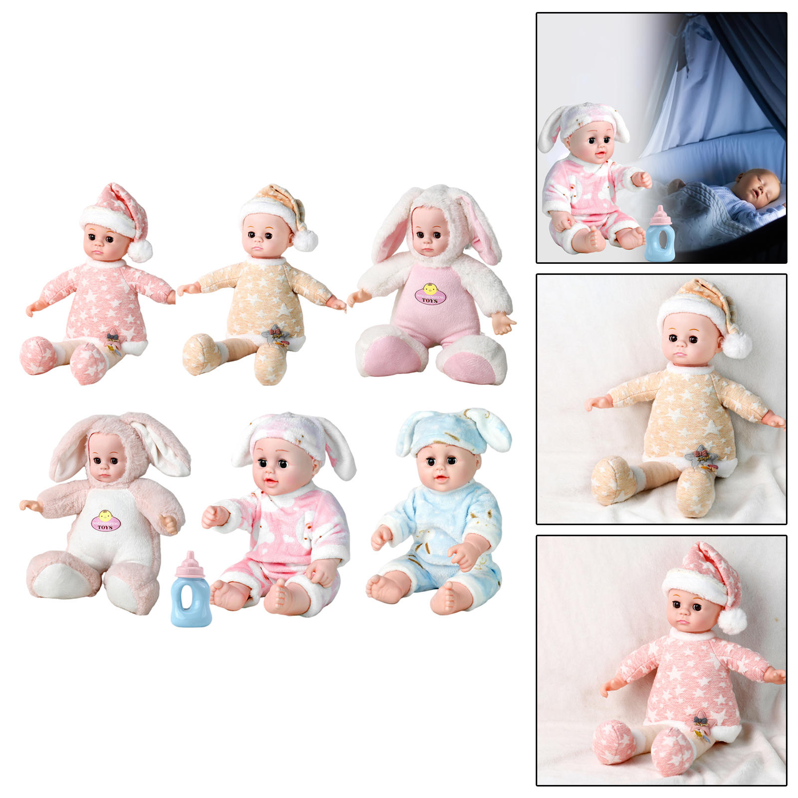 Cute Baby Doll with Speak Function Full Body Baby Boy for Kids 3 -4 Holiday Gifts