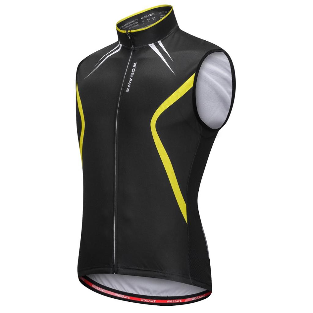 Unisex Windproof Vest Breathable Reflective Cycling MTB Bike Vest Sleeveless