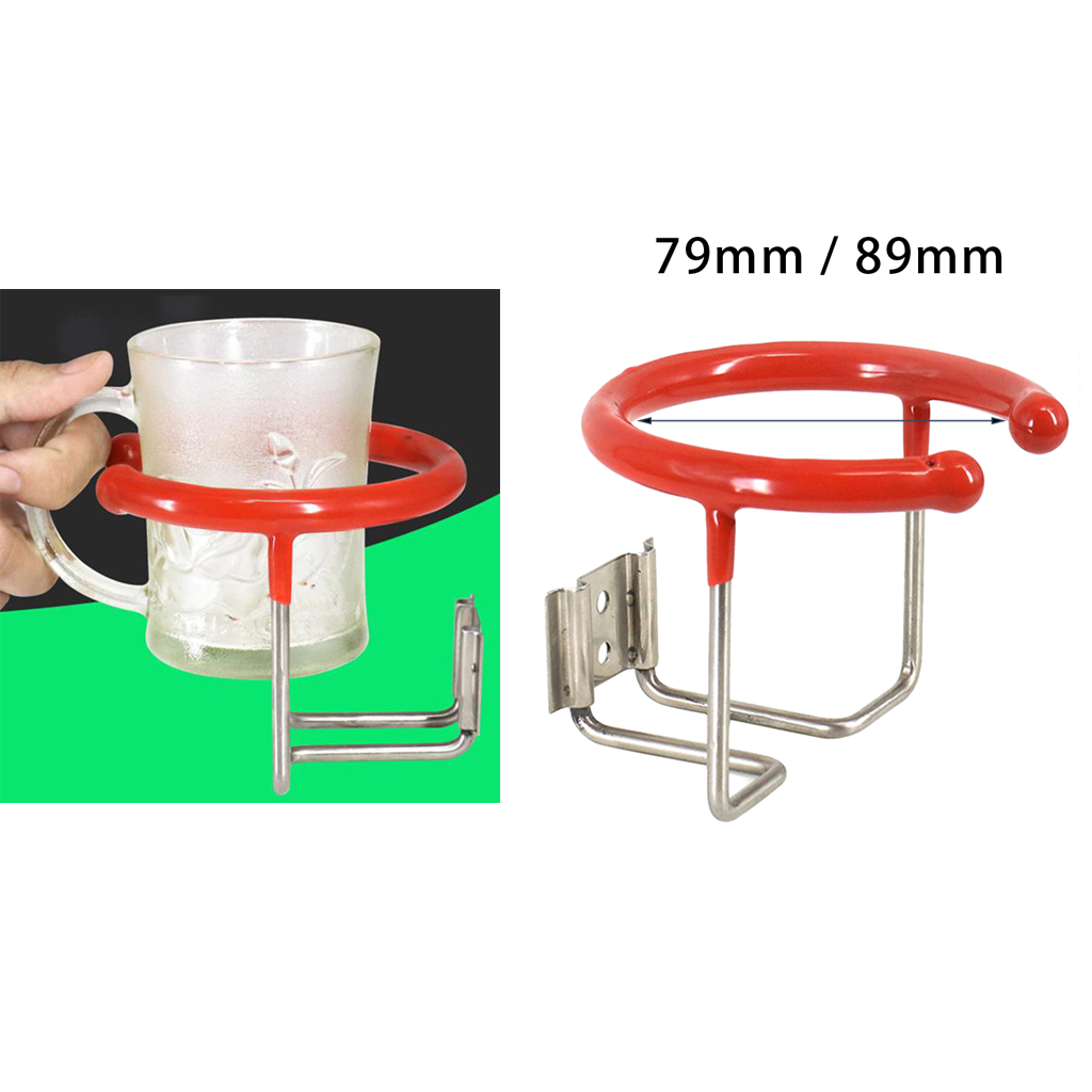 Universal Boat Ring Cup Drink Holder Desk Beer Rack Wall Mount Cupholder for Marine Yacht Car Truck RV 79mm/ 89mm