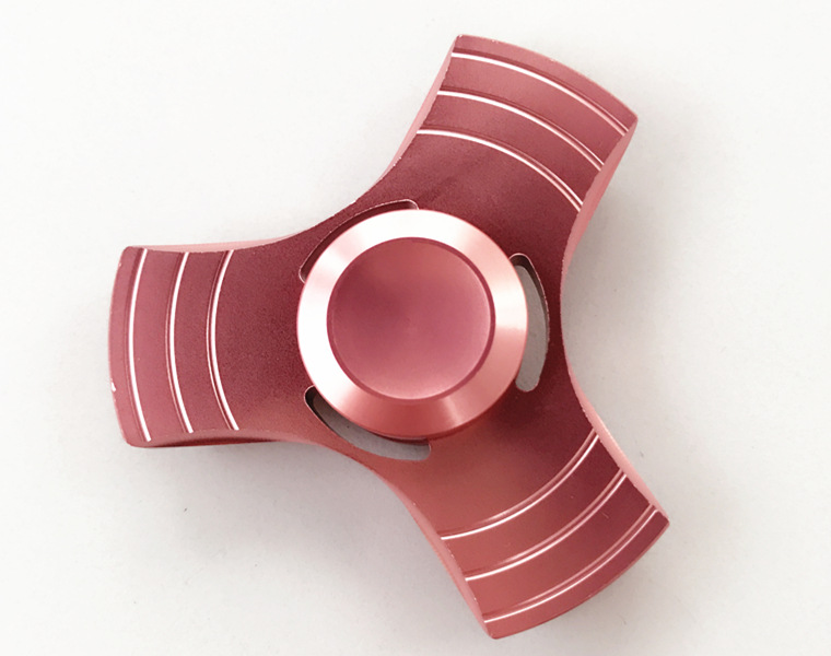Aluminium legierung Hand Spinner Trefoil Finger Spinner alle Metall Dekompression Spielzeug Zappeln Spinner Stress abbau Spielzeug Geschenke – Detail 10