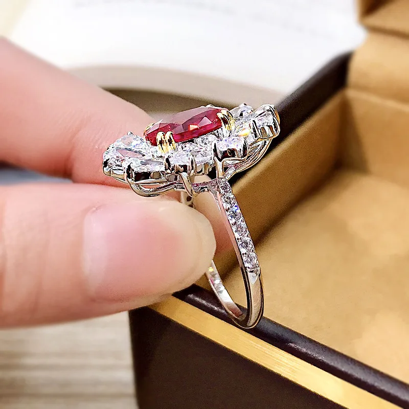 春色3カラー✧ 婚約指輪 エンゲージリング ダイヤモンド ダイヤ リング 指輪 人気 ダイヤ プラチナ リング ルビー 安い オーダー 通販 