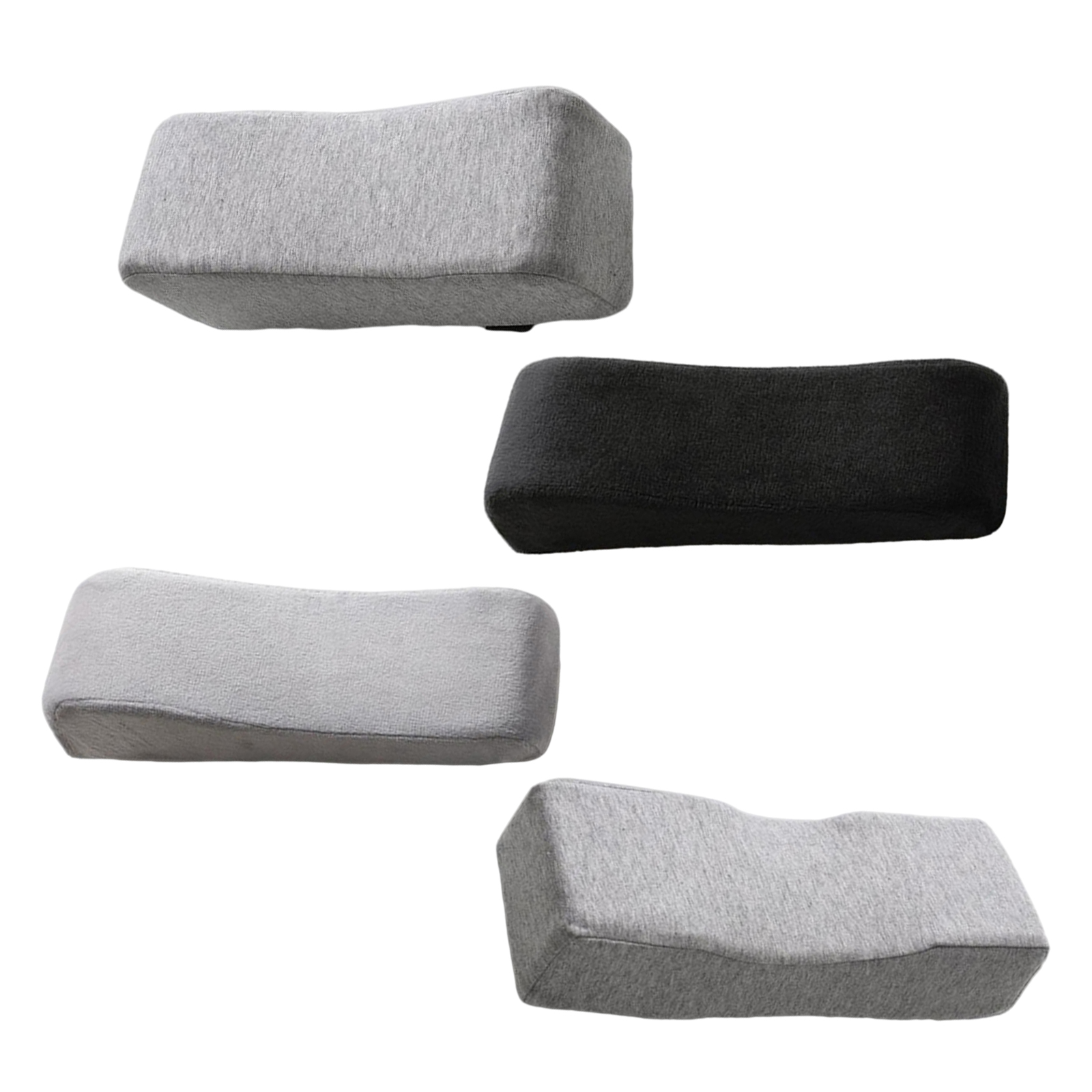 2Pcs Comfortable Office Chair Armrest Pad Memory Foam Thick Elbow Pillow for Gaming Chair