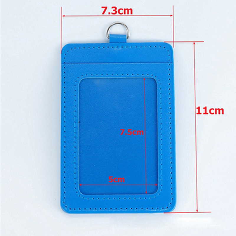 1pc PU Leder Karte Halter Bus Karte Fall Student Pass Karte Schutzhülle Schule Krankenschwester Zubehör Id Karten Halter – Detail 3
