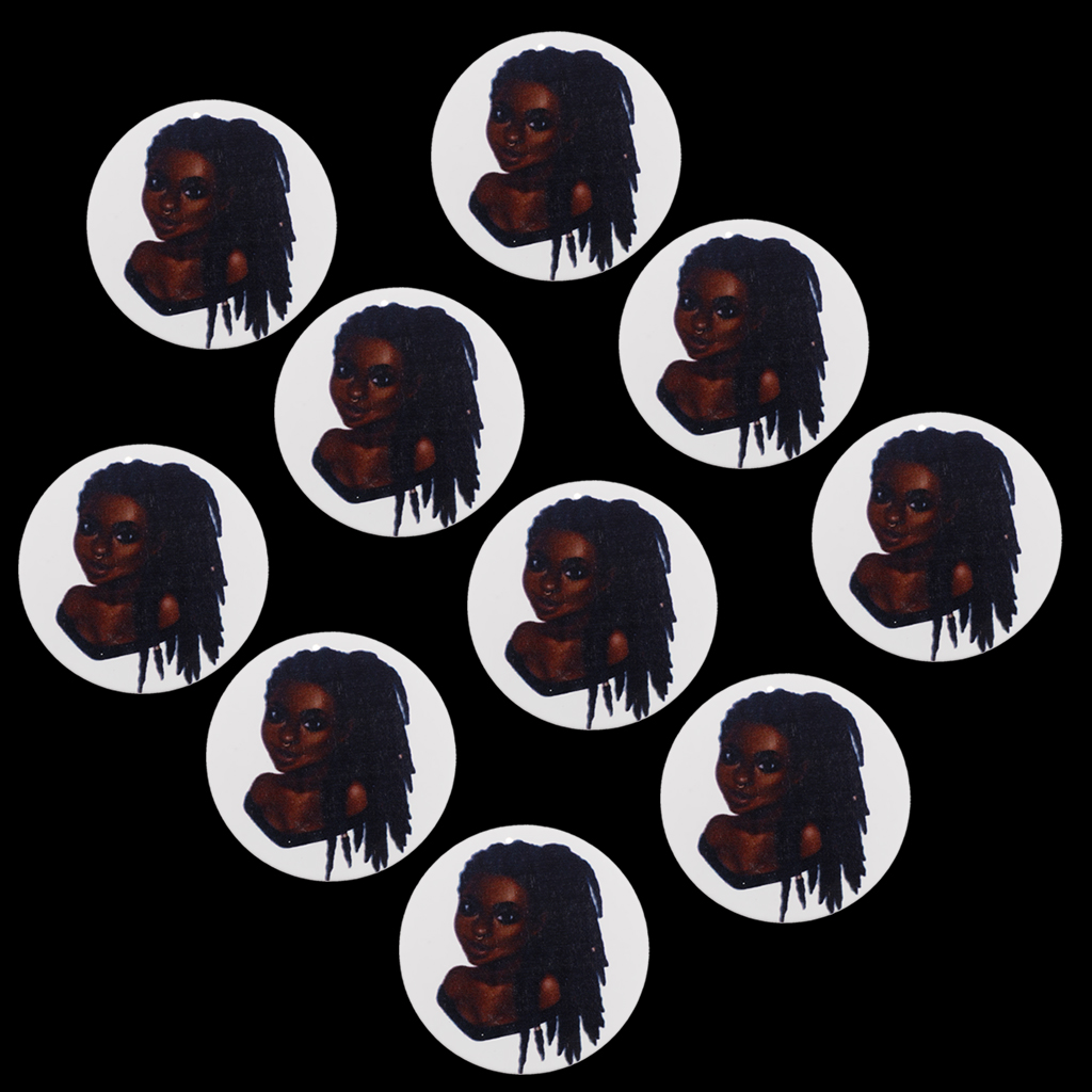 10 Pieces Natural Wood Round Tag Pendant Jewelry Pendant For Lady