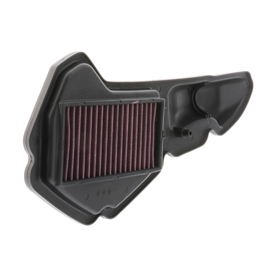 Motorcycle Motorbike Air Intake Flow Filter Cleaner Element Replacement for Honda PCX 150 2018 (Pink)