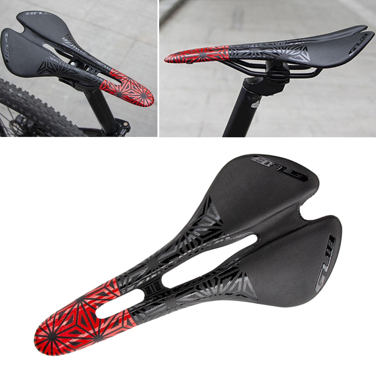 Comfortable Bike Saddle Road Bikes Bicycle Seat Cushion Replacement Padded for Adults Waterproof MTB Cycling Seat Saddle Parts