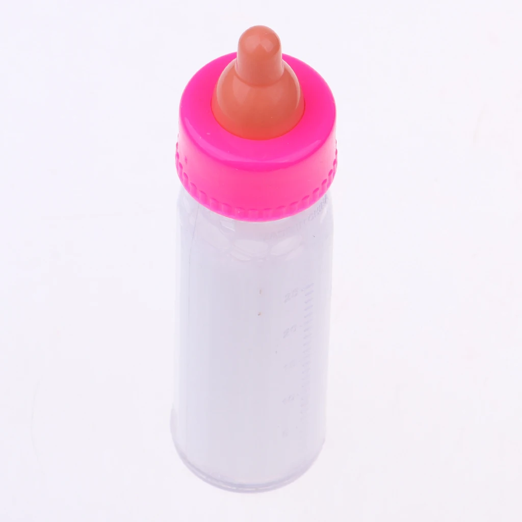 Newborn Baby Doll Feeding Bottle Reborn Milk Bottle with Pacifier Disappearing Fake Drinking Bottle (Single Bottle) Newborn Baby Doll Feeding Bottle Reborn Milk Bottle with Pacifier Disappearing Fake Drinking Bottle (Single Bottle)