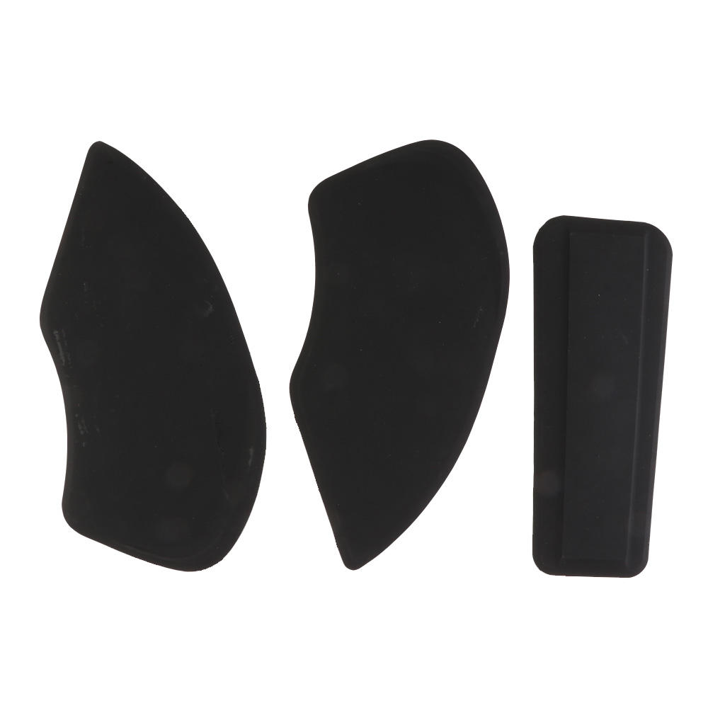 1 Set Rubber Motorcycle Side Tank Pad Knee Grip Protectors Gas Tank Decal Stickers for BMW NineT 2014-2018 motorcycles Black