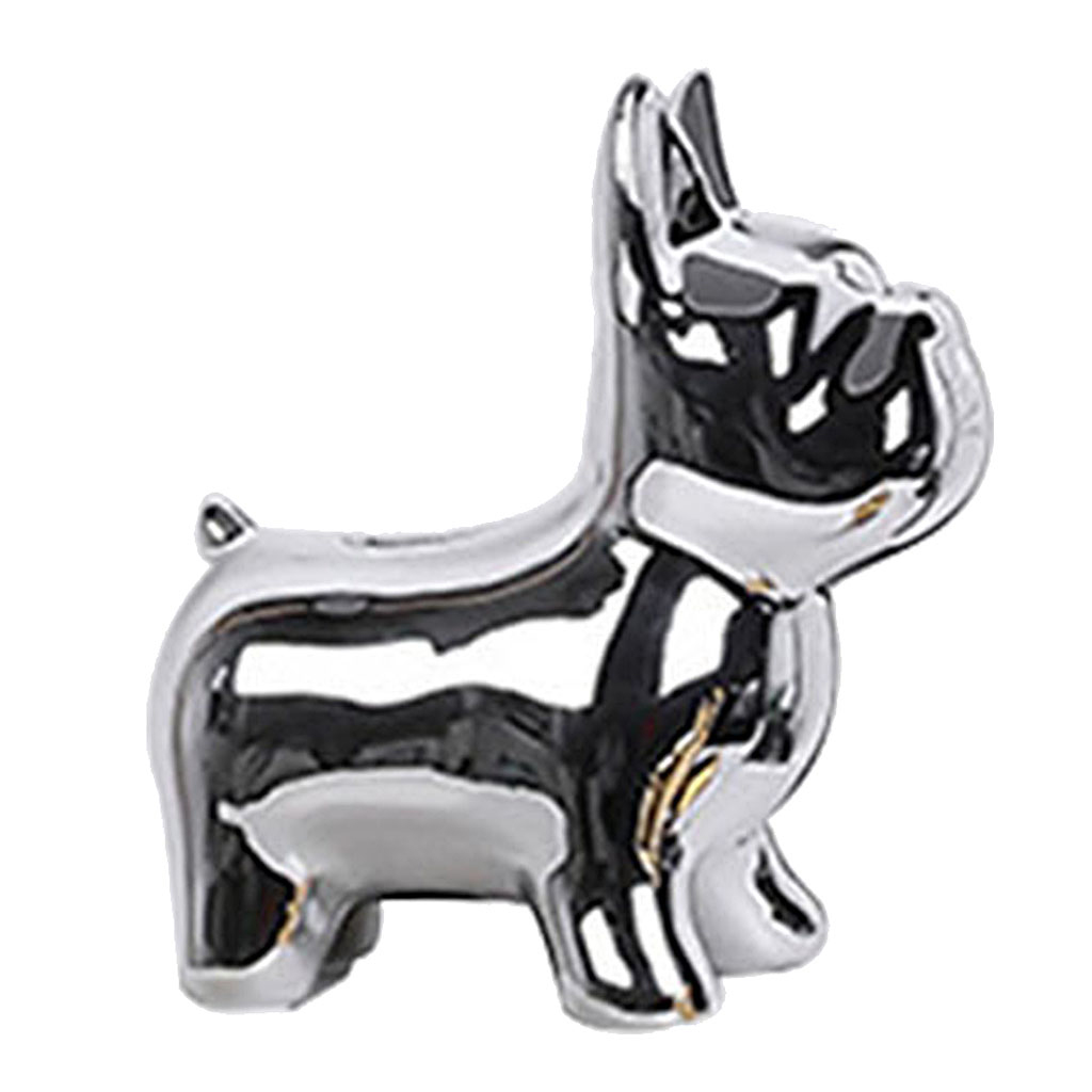 Resin Cute Dog Money Bank Currency Saving Box Birthday Gifts Desktop Ornament