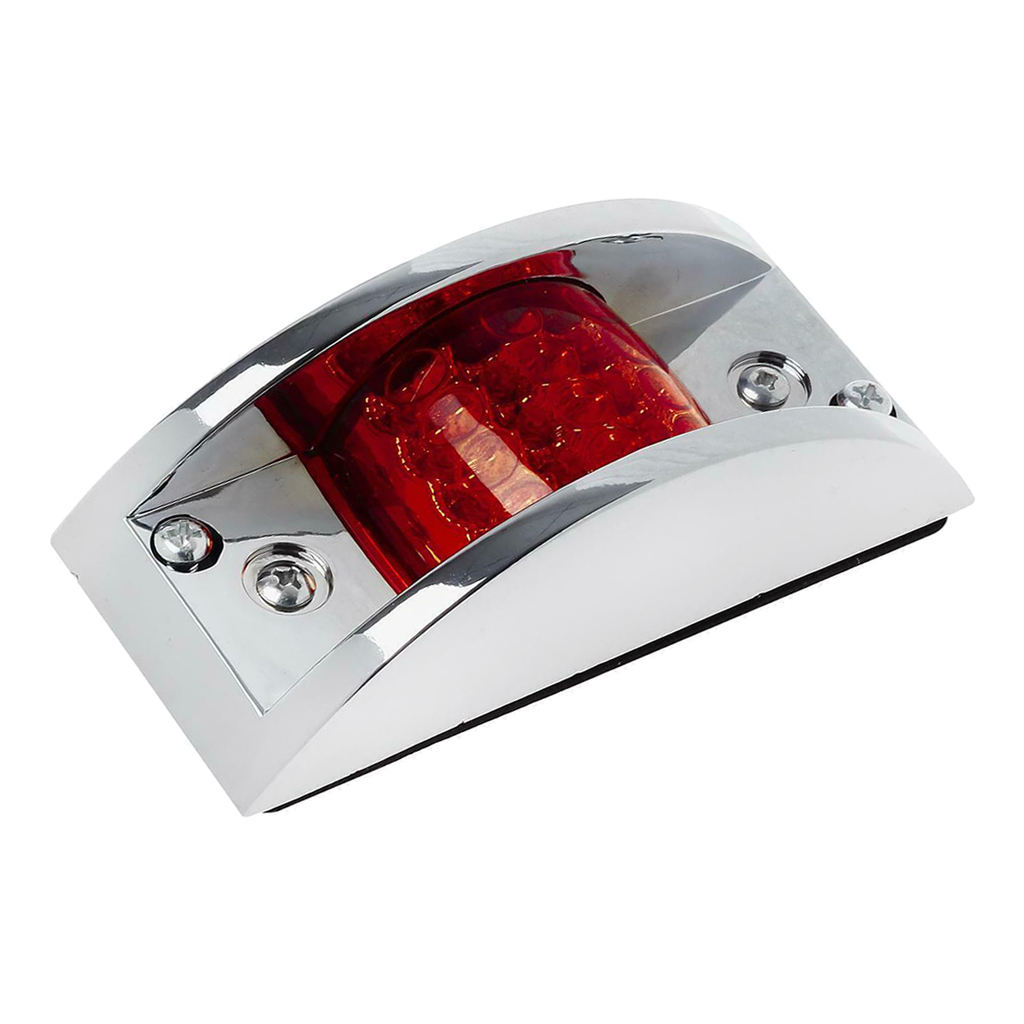 LED Side Marker Fender Light Waterproof Surface Mount Sealed Light Lens