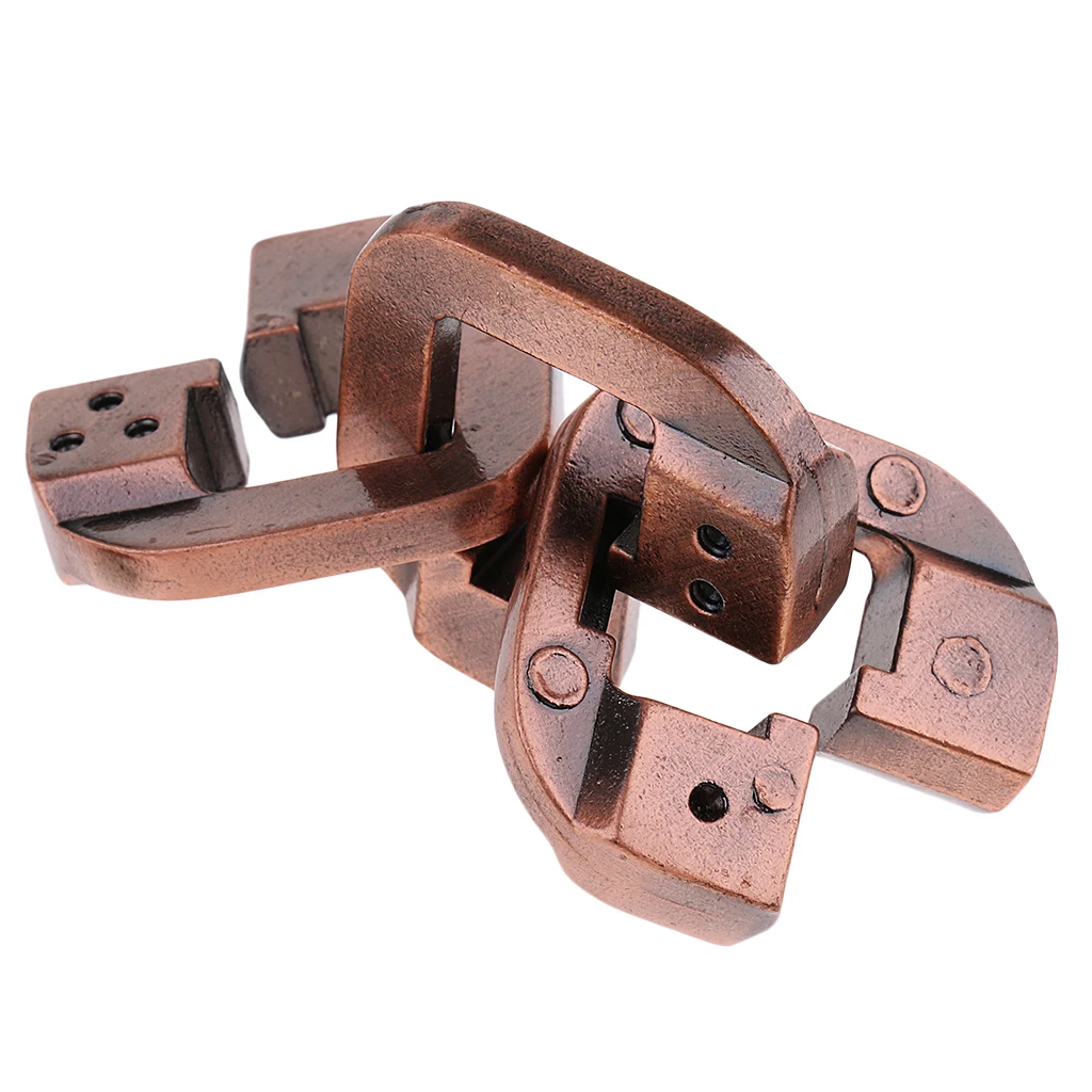 MagiDeal 1Pc Classic Ring Lock Puzzle Classic Metal Brain Teaser IQ EQ Test Toy for Adults Children Kids Birthday Gift MagiDeal 1Pc Classic Ring Lock Puzzle Classic Metal Brain Teaser IQ EQ Test Toy for Adults Children Kids Birthday Gift