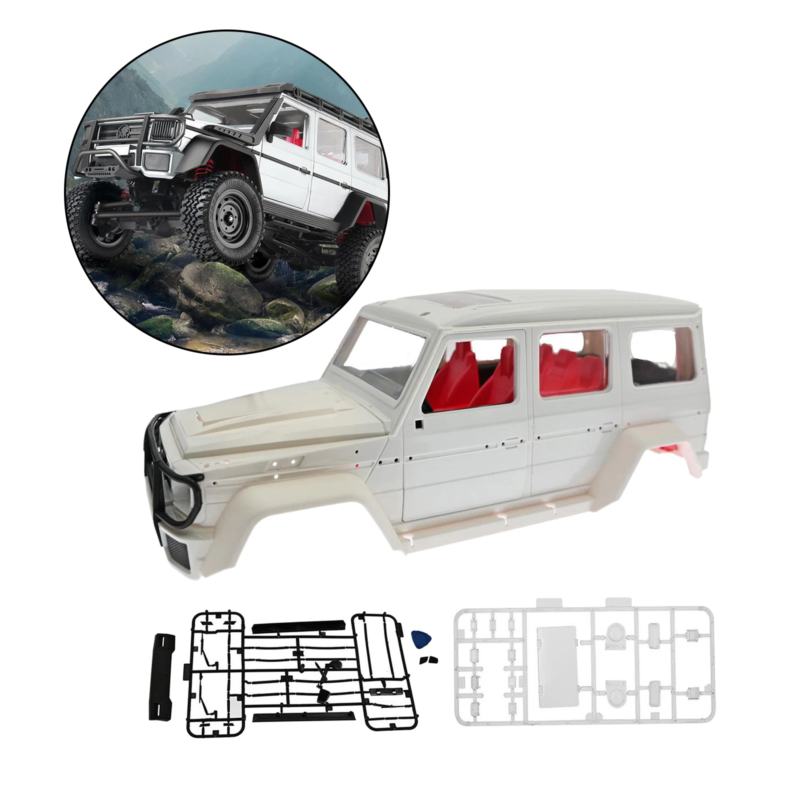 Plastic Body Shell fit for MN86 MN86S MN86KS G500 4WD RC Buggy Truck Car