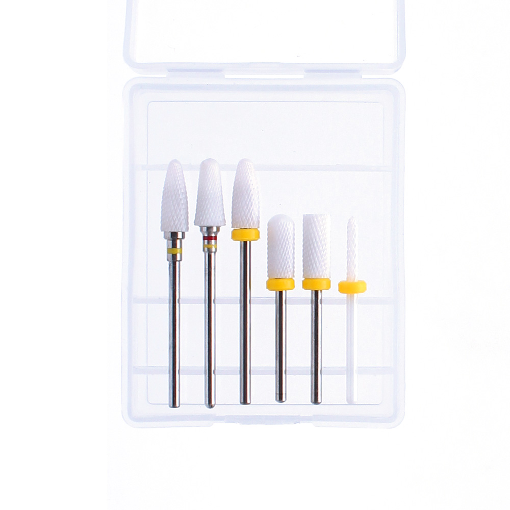 Cortador de Fresa Arquivo do Prego Cuidados com os Pés Prego Broca Conjunto Rebarbas Giratórias Bits Elétrica Remover Gel Unha Polonês Manicure Equipamentos Diy 8 Equipamento de unhas artísticas