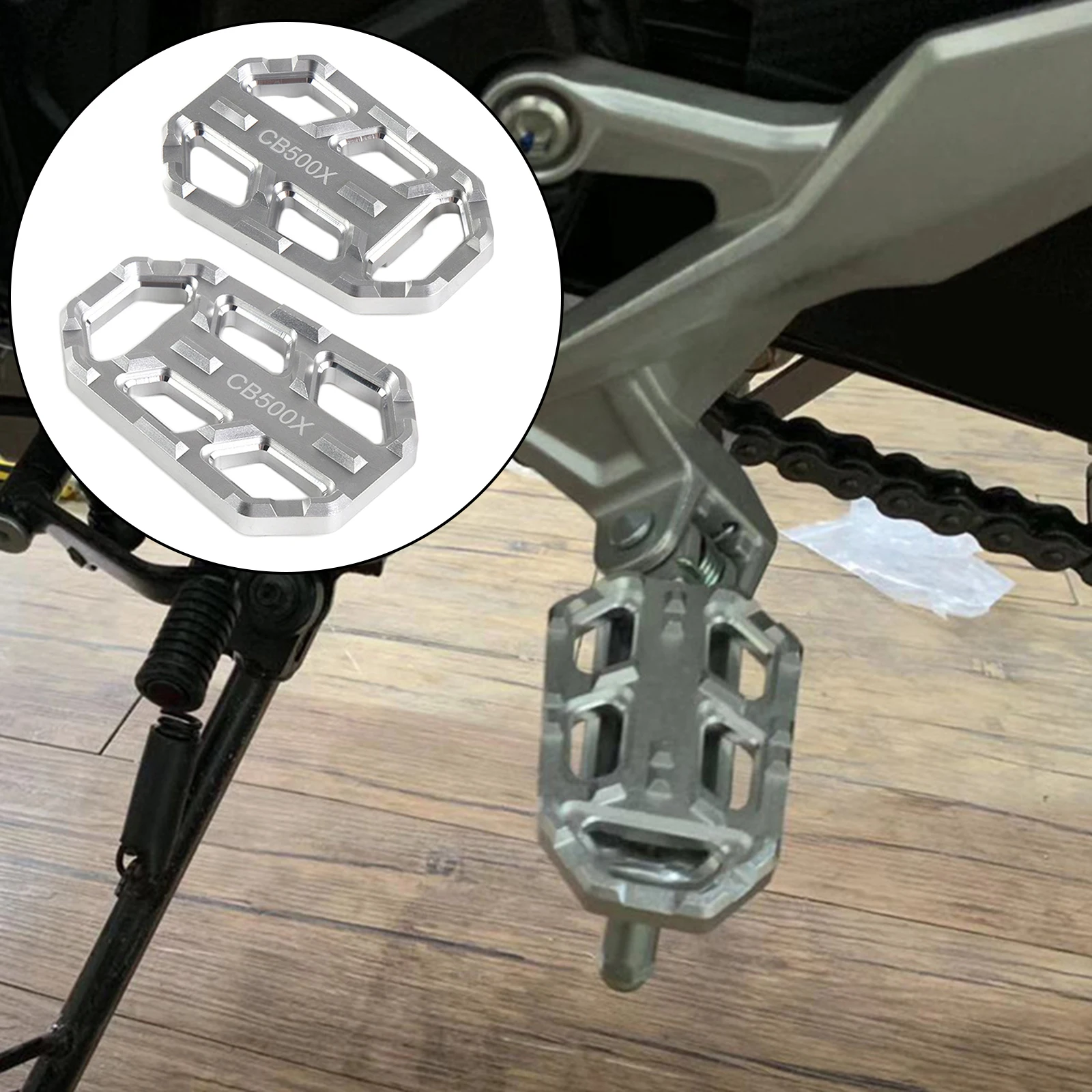 Pedals Rest Footrests for Honda NC700S, Specialised Fittings, High Quality Spare Parts