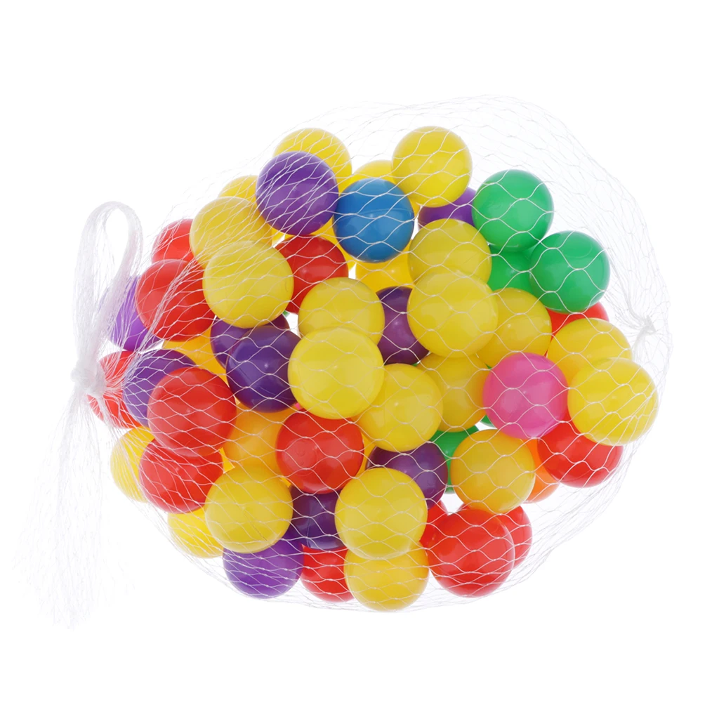 100Pc Ball Colorful Ball Soft Plastic Ball Swimming Toys Outdoor Child