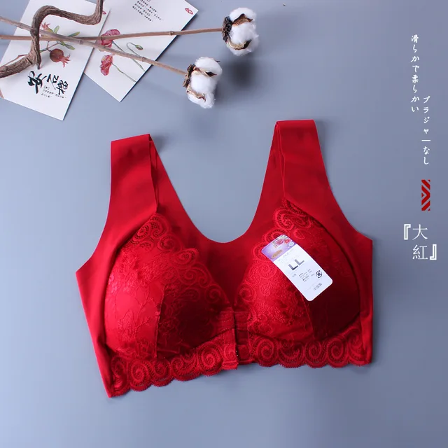 Large Size Underwear Bra Thin Fat Large Cup Bra Gathering Adjustable Side  Closing Bra E~F Cup Sports Bras for Women Bulk : : Clothing, Shoes