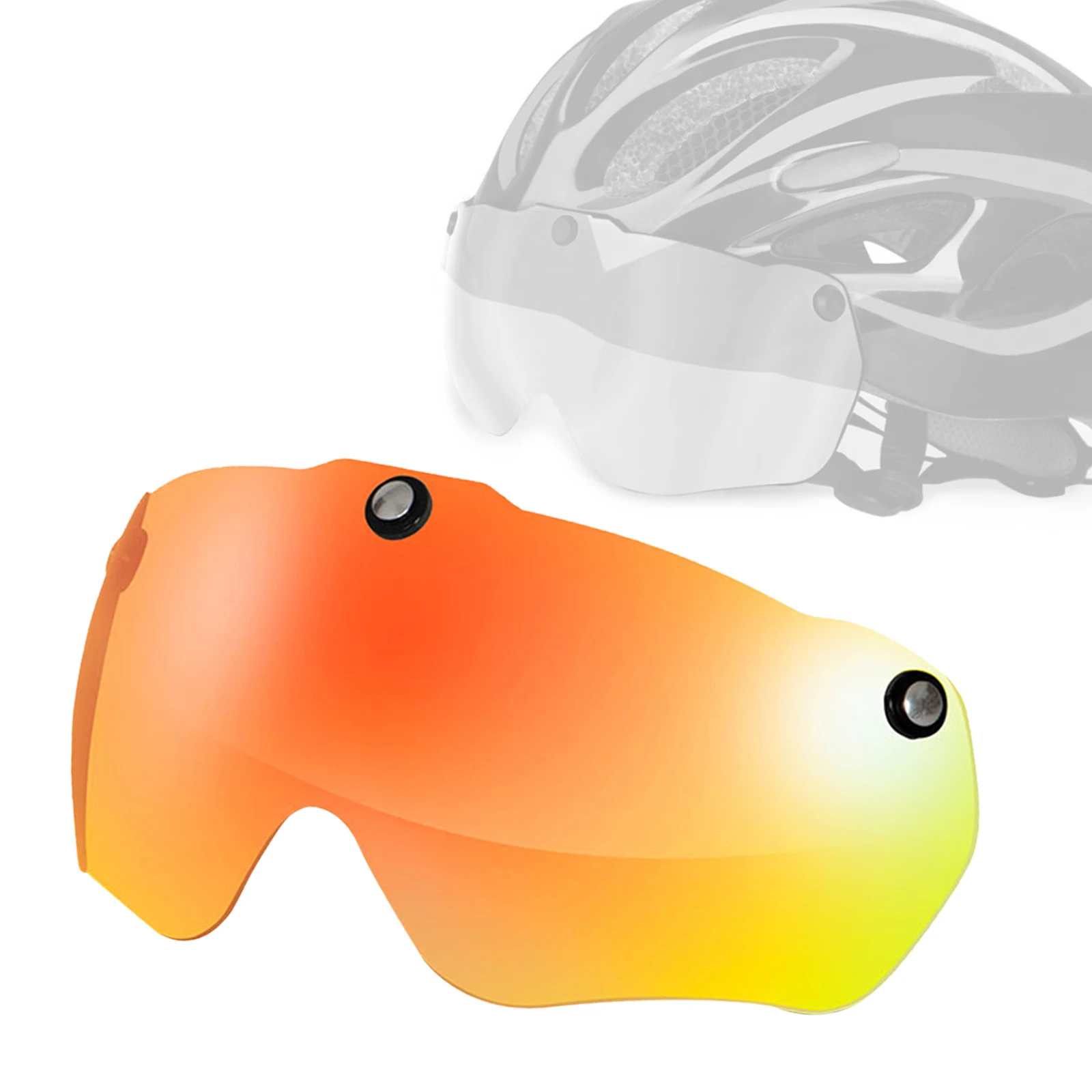 Resin Goggles Replacement Lens Helmet Eye Shield Scooter Magnetic Repair Len 