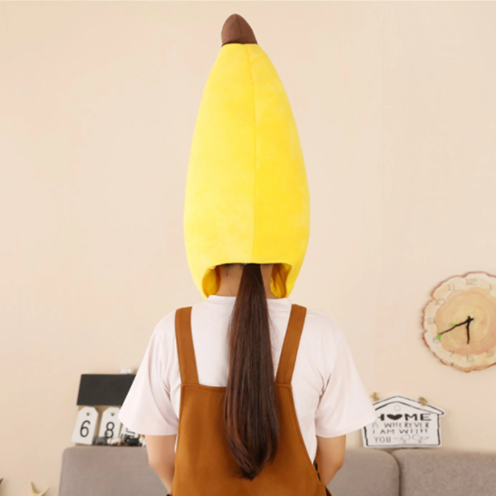 Festival Kids Funny Banana Hat Yellow Novelty Fancy Dress Halloween Hat