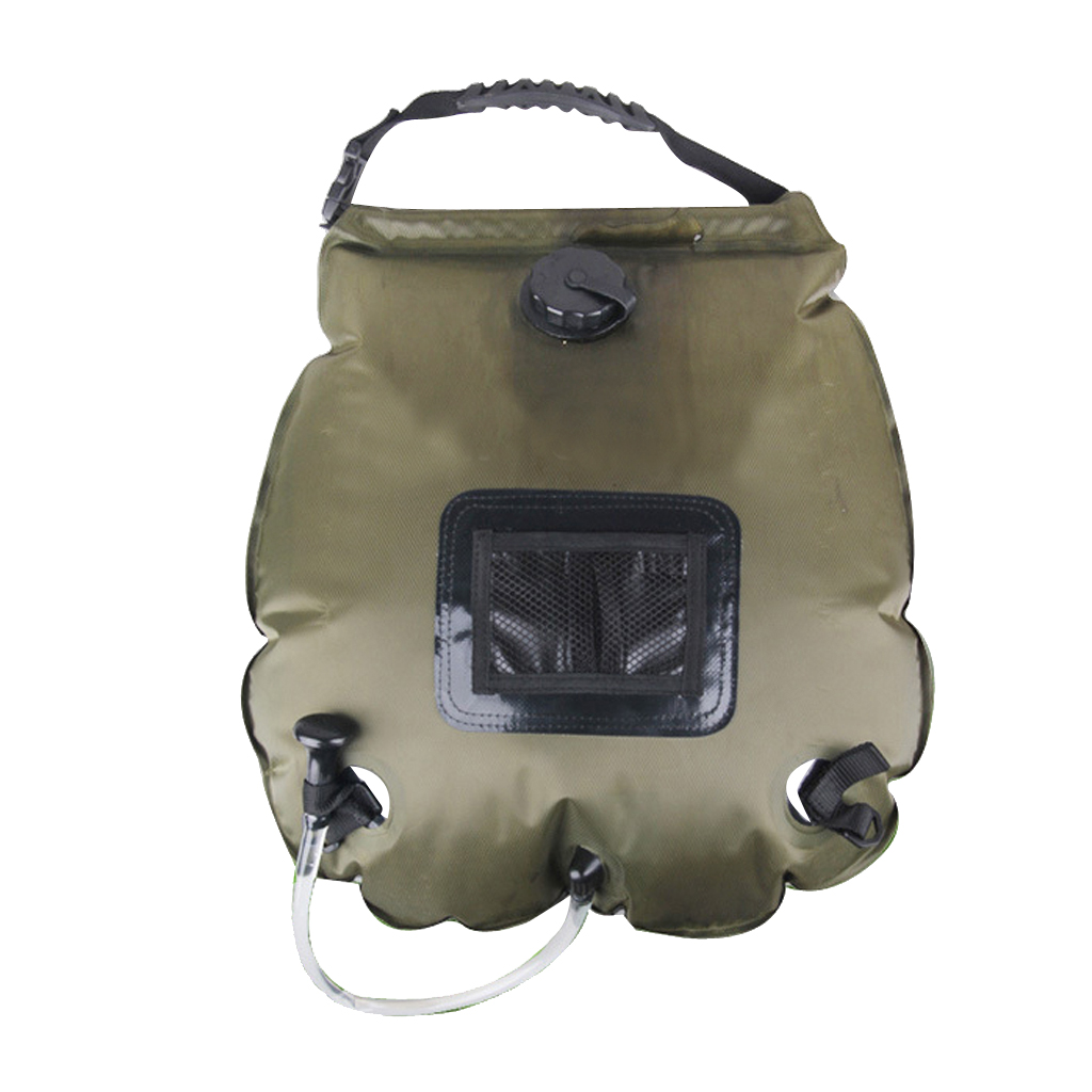 Outdoor 20L Solar Self-heating Camping Shower Bag Pvc Portable Water Pipe