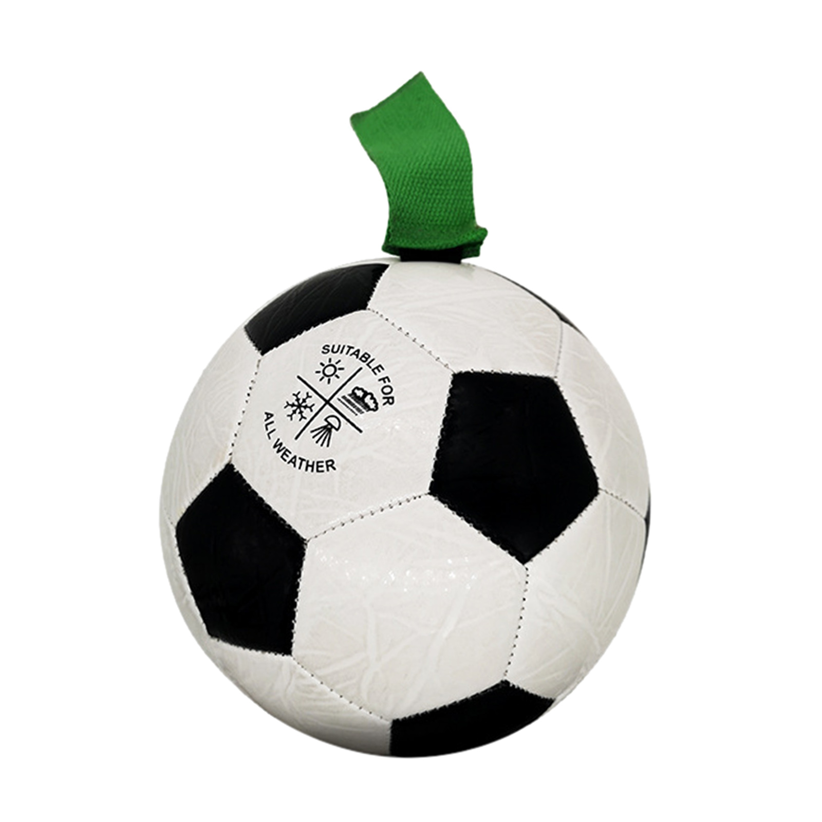 Dog Soccer Exercise Interactive Ball with Grab Tab Easy Grip Lawn Lake Swim Pool Beach Pet Puppy Football Training Toys
