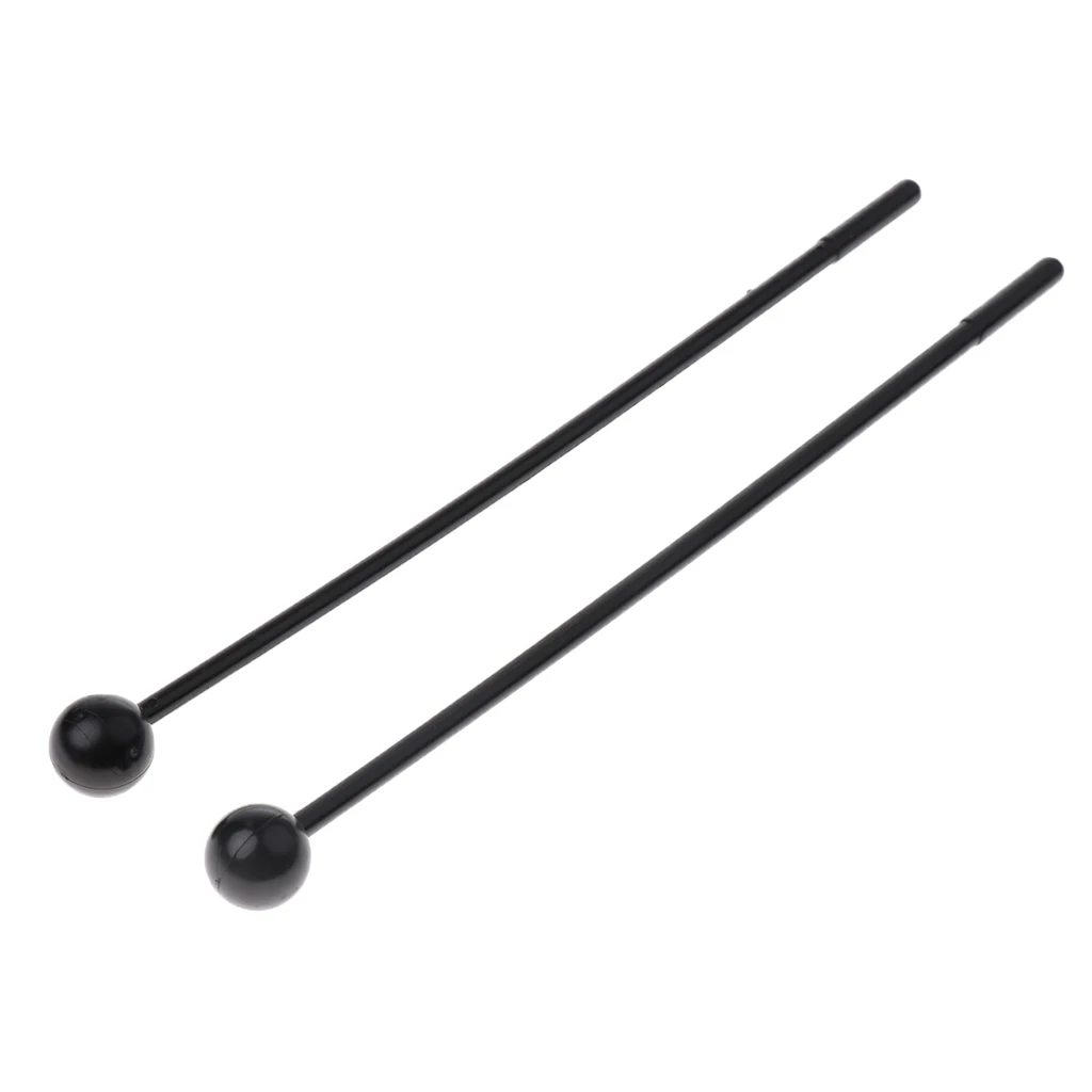 1 Pair Plastic Mallets Percussion Sticks for Xylophone/Bell Mbira Marimba