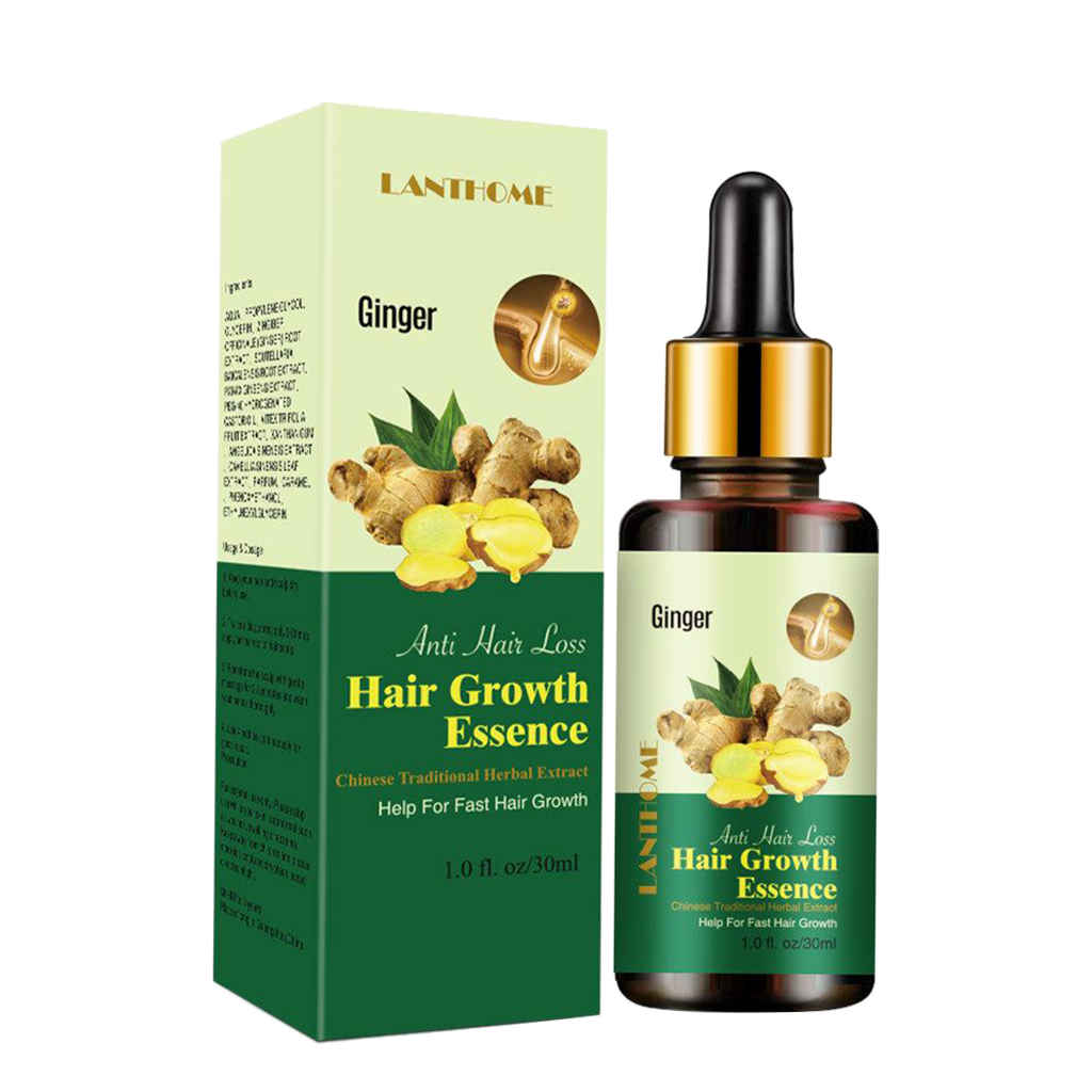 Growth Serum Ginger Essential Oil Repairs Hair Follicles for and Women Ginger Fast Hair Growth Serum Essential Oil
